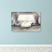 Toile View from under the Portico of Temple of Edfou (Insitu (Plancher de Bois))