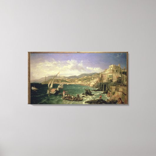 Toile View of Genoa, 1854 (Recto)