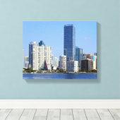 Toile View of Miami Skyline (Insitu (Plancher de Bois))