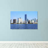 Toile View of Miami Skyline (Insitu (Plancher de Bois))