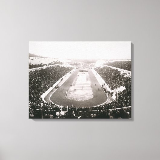 Toile View of the Première Olympic Games d'Athènes (Recto)