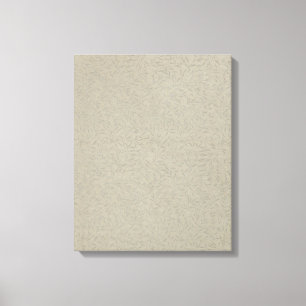Toile Vignes de feuilles en aluminium grises