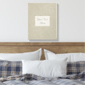 Toile Vignes de feuilles en aluminium grises (Insitu(Chambre))