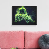 Toile Vignes feuillues sauvages du Trône de la nature (Insitu(Salon))