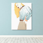 Toile Vignette mode (Insitu (Plancher de Bois))