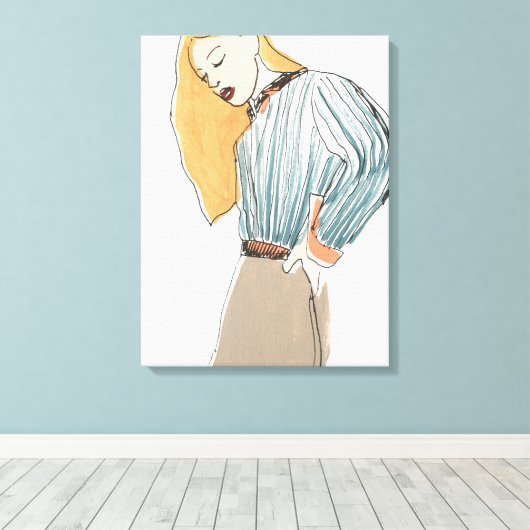 Toile Vignette mode (Insitu (Plancher de Bois))