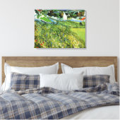 Toile Vignoble avec vue d'Auvers de Vincent van Gogh (Insitu(Chambre))