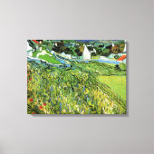 Toile Vignoble avec vue d'Auvers de Vincent van Gogh (Recto)