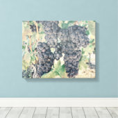 Toile *~* Vignoble Grappe de raisins de vignoble AR21 Ca (Insitu (Plancher de Bois))