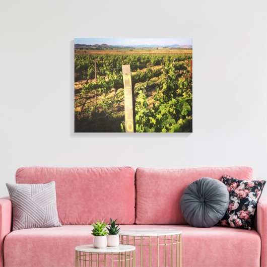 Toile Vignobles jacuzzi dans les raisins (Insitu(Salon))