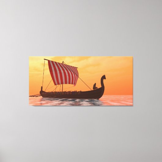 Toile Viking Longship Ventures (Recto)