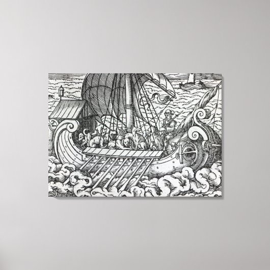 Toile Viking Ship (Recto)