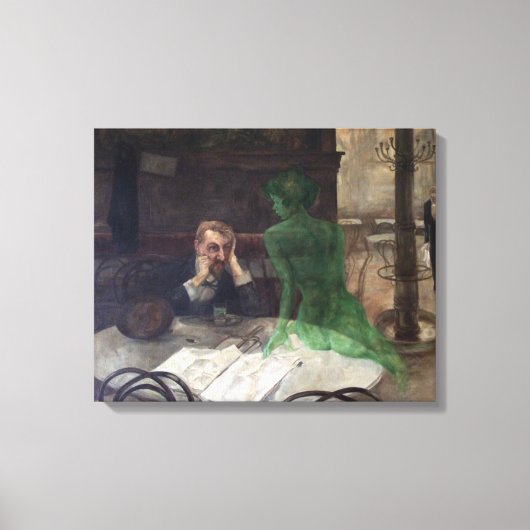 Toile Viktor Oliva The Absinthe Drinker (Recto)