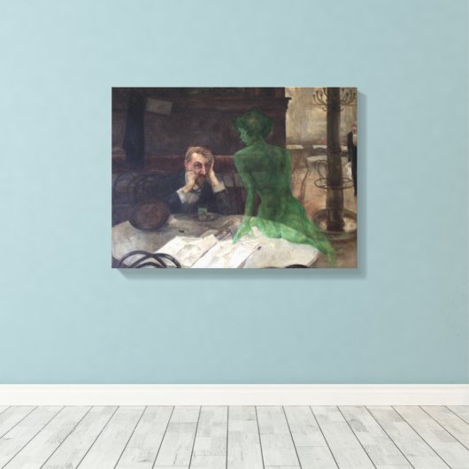 Toile Viktor Oliva The Absinthe Drinker (Insitu (Plancher de Bois))