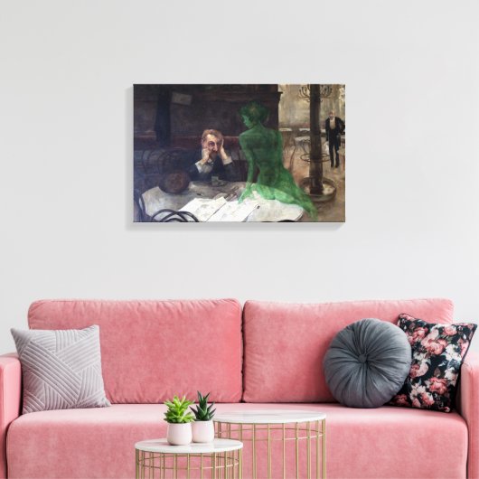 Toile Viktor Oliva The Absinthe Drinker (Insitu(Salon))