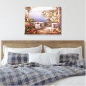 Toile Villa méditerranéenne (Insitu(Chambre))