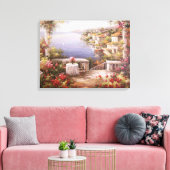 Toile Villa méditerranéenne (Insitu(Salon))