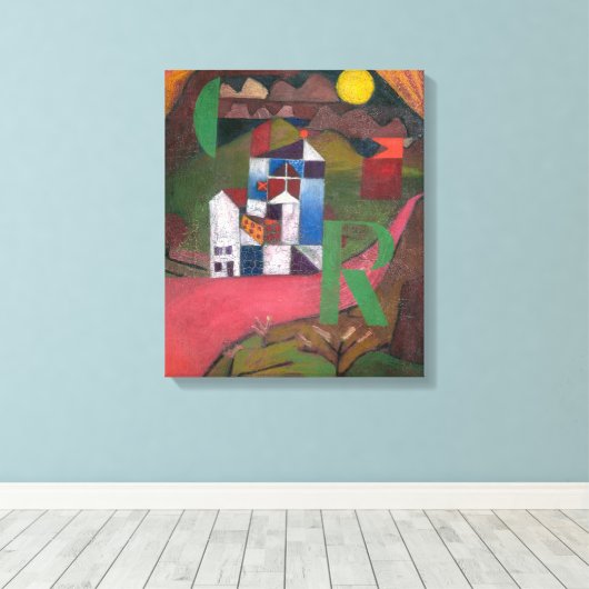 Toile Villa R | Paul Klee | (Insitu (Plancher de Bois))