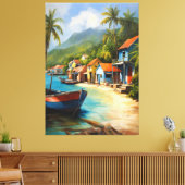 Toile Village côtier Haven (Insitu(Salon))