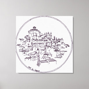 Toile Village de Haut de Cagnes Provence, France
