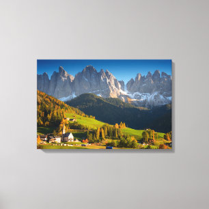 Toile Village de montagne de Père Noël Maddalena dans 