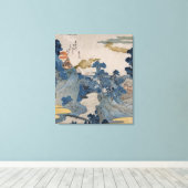 Toile Village de montagne japonais (Insitu (Plancher de Bois))