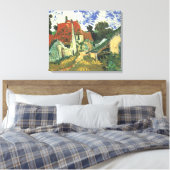 Toile Village Street à Auvers par Vincent van Gogh (Insitu(Chambre))