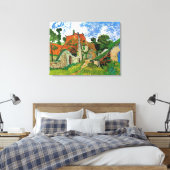 Toile Village Street par Vincent van Gogh (Insitu(Chambre))