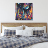 Toile Ville Abstraite (Insitu(Chambre))