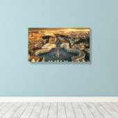 Toile Ville Carré du Vatican Saint-Pierre (Insitu (Plancher de Bois))