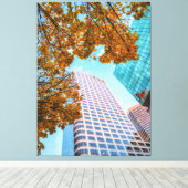 Toile Ville colorée (Insitu (Plancher de Bois))