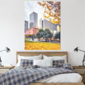 Toile Ville d'automne (Insitu(Chambre))