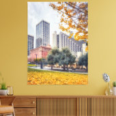 Toile Ville d'automne (Insitu(Salon))