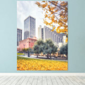 Toile Ville d'automne (Insitu (Plancher de Bois))