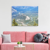 Toile Ville de Banff du sommet du mont Sulphur (Insitu(Salon))