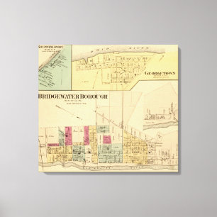 Toile Ville de Bridgewater avec Shippingport