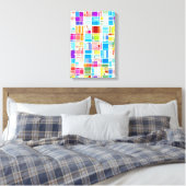 Toile Ville de couleur du dessus (Insitu(Chambre))