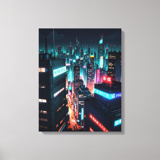 Toile ville de cyberpunk (Recto)