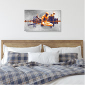 Toile Ville de Détroit (Insitu(Chambre))
