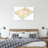 Toile Ville de Forbbiden Pékin (Insitu(Chambre))