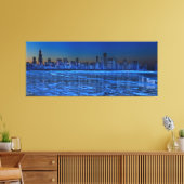 Toile Ville de larges épaules et lac Michigan (Insitu(Salon))