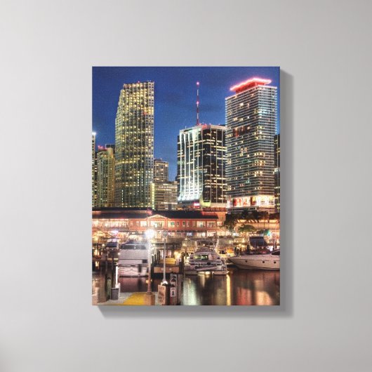 Toile Ville de Miami en Floride (Recto)