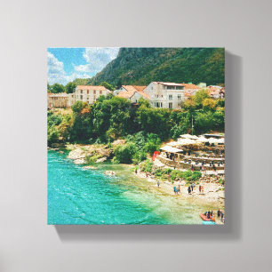 Toile Ville de Mostar - Bosnie-Herzégovine