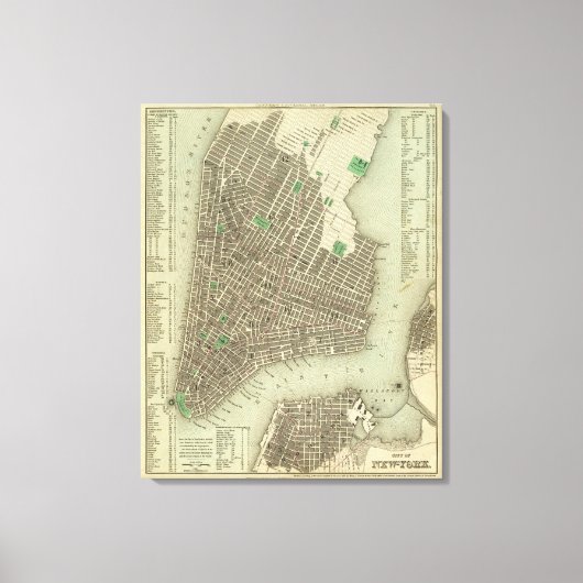 Toile Ville De New York 2 (Recto)