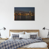 Toile Ville de nuit de Chicago (Insitu(Chambre))