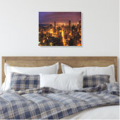 Toile Ville de nuit de Chicago (Insitu(Chambre))