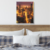 Toile Ville de nuit de Chicago (Insitu(Chambre))