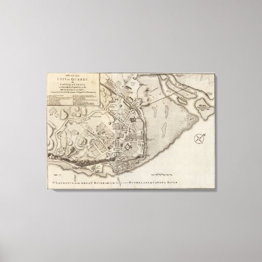 Toile Ville de Québec (Recto)