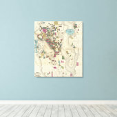 Toile Ville De Seattle Et Environs (Insitu (Plancher de Bois))