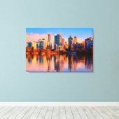 Toile Ville de Vancouver (Insitu (Plancher de Bois))